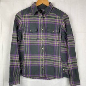 The North Face Plaid Button Down Shirt Size S